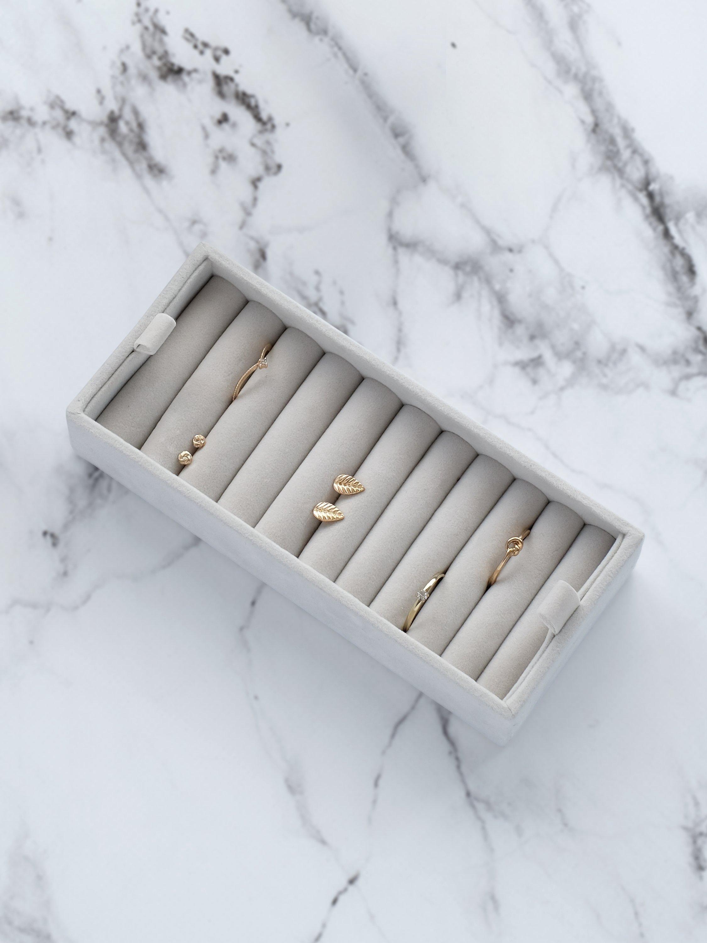 Stackers faux leather classic jewellery box, UK version