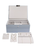 Stackers faux leather classic jewellery box, UK version