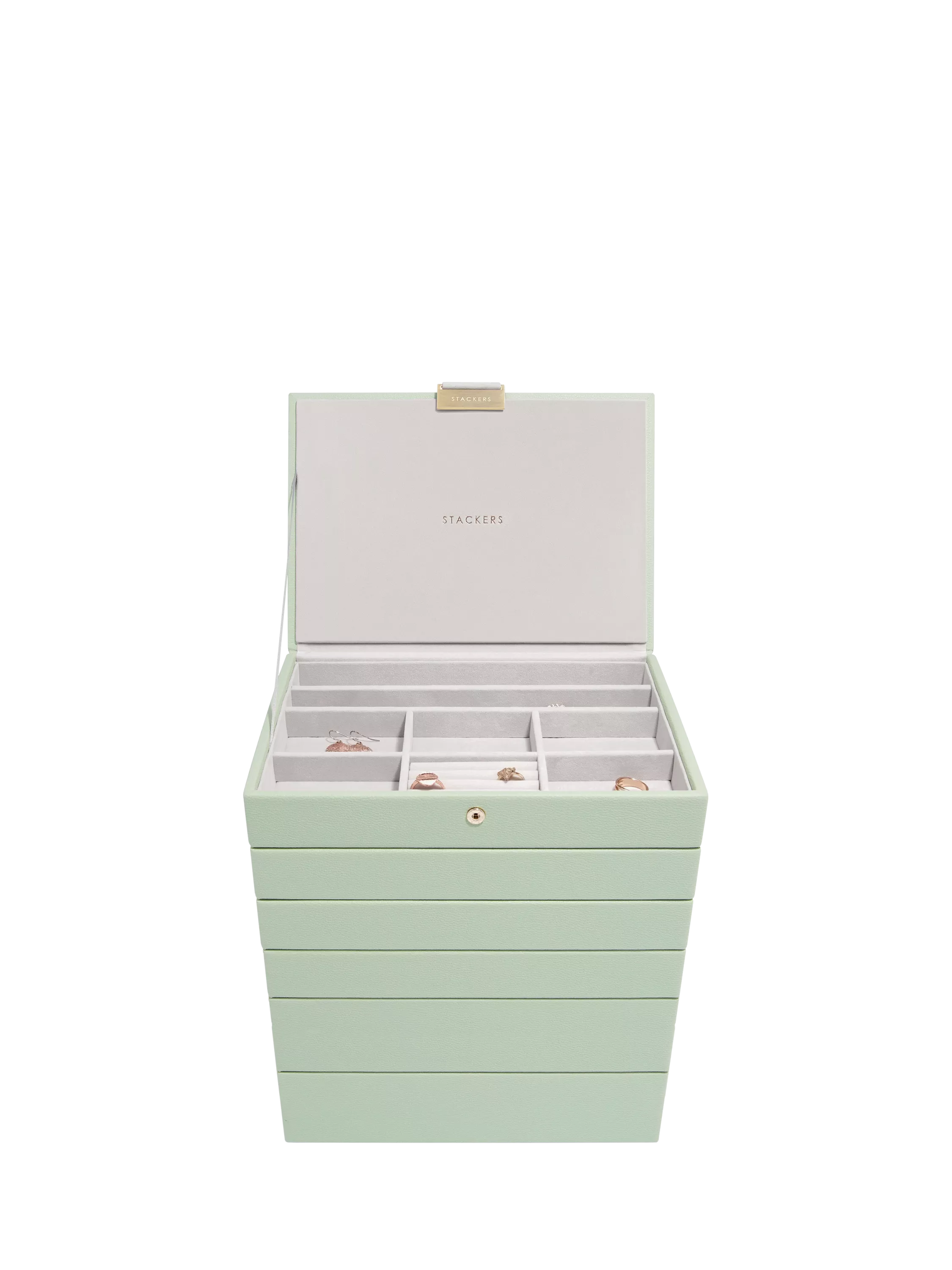Stackers Classic 6 Layer Jewellery Box (British brand)