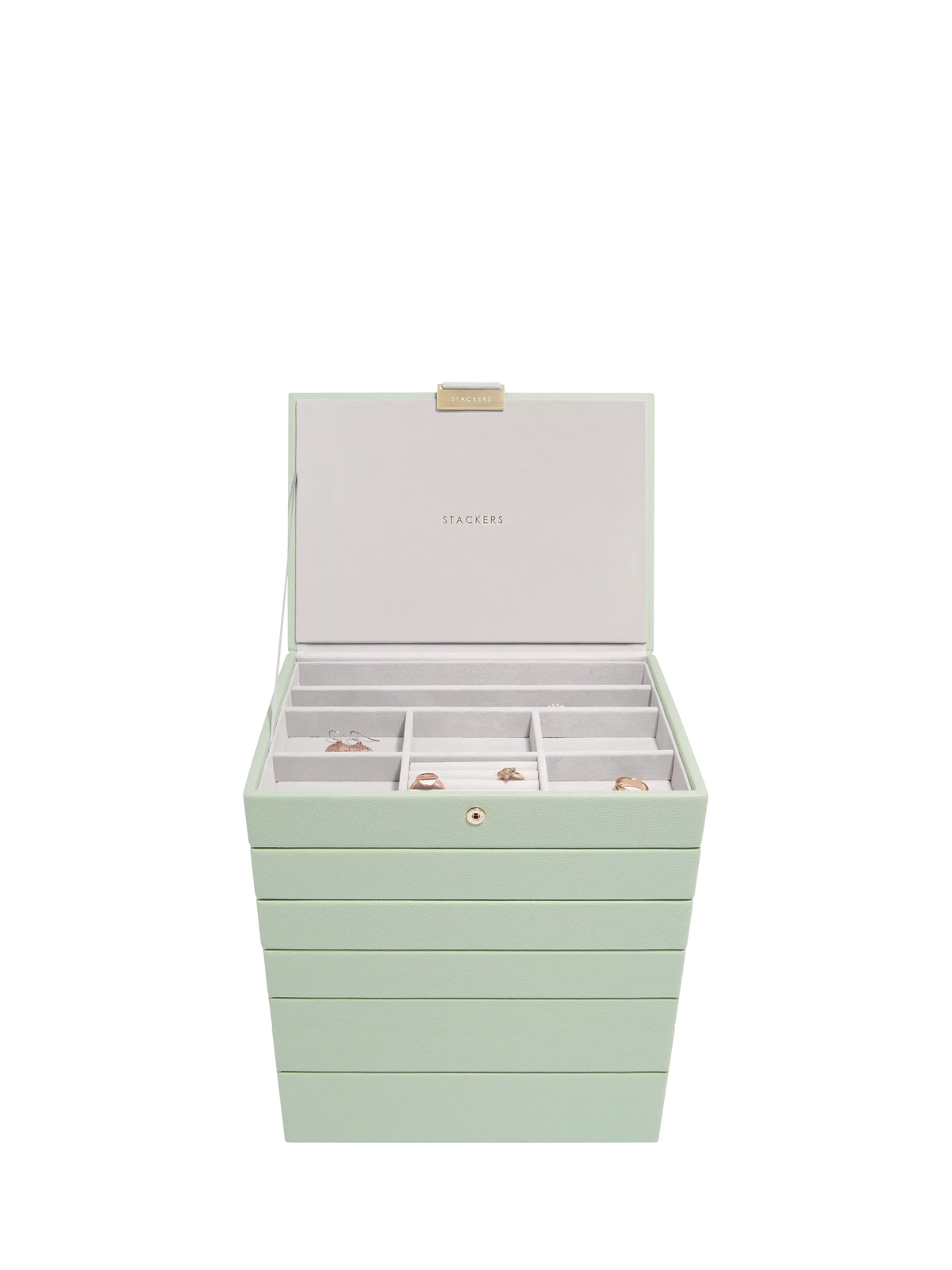 Stackers Classic 6 Layer Jewellery Box (British brand)