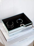 Stackers 4 layer glass jewellery box Ombre Graphite, UK version