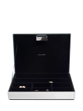 Stackers 4 layer glass jewellery box Ombre Graphite, UK version