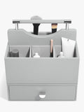 Stackers blush pink cosmetic organiser with drawer, imported from the UK