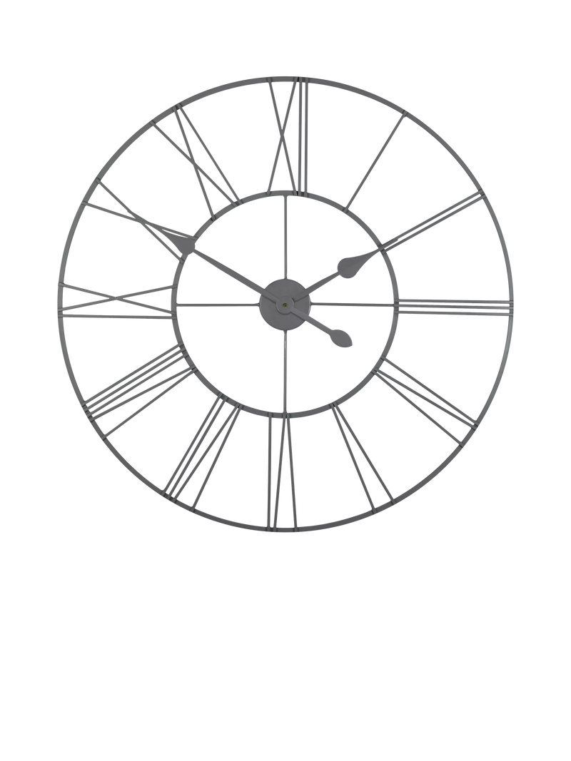 Thomas Kent skeleton outdoor wall clock 83cm grey, imported from the UK
