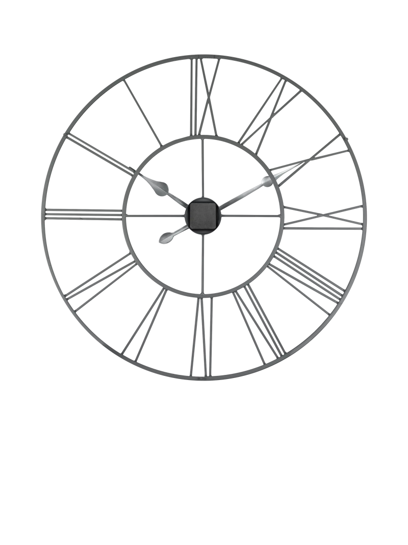 Thomas Kent skeleton outdoor wall clock 83cm grey, imported from the UK