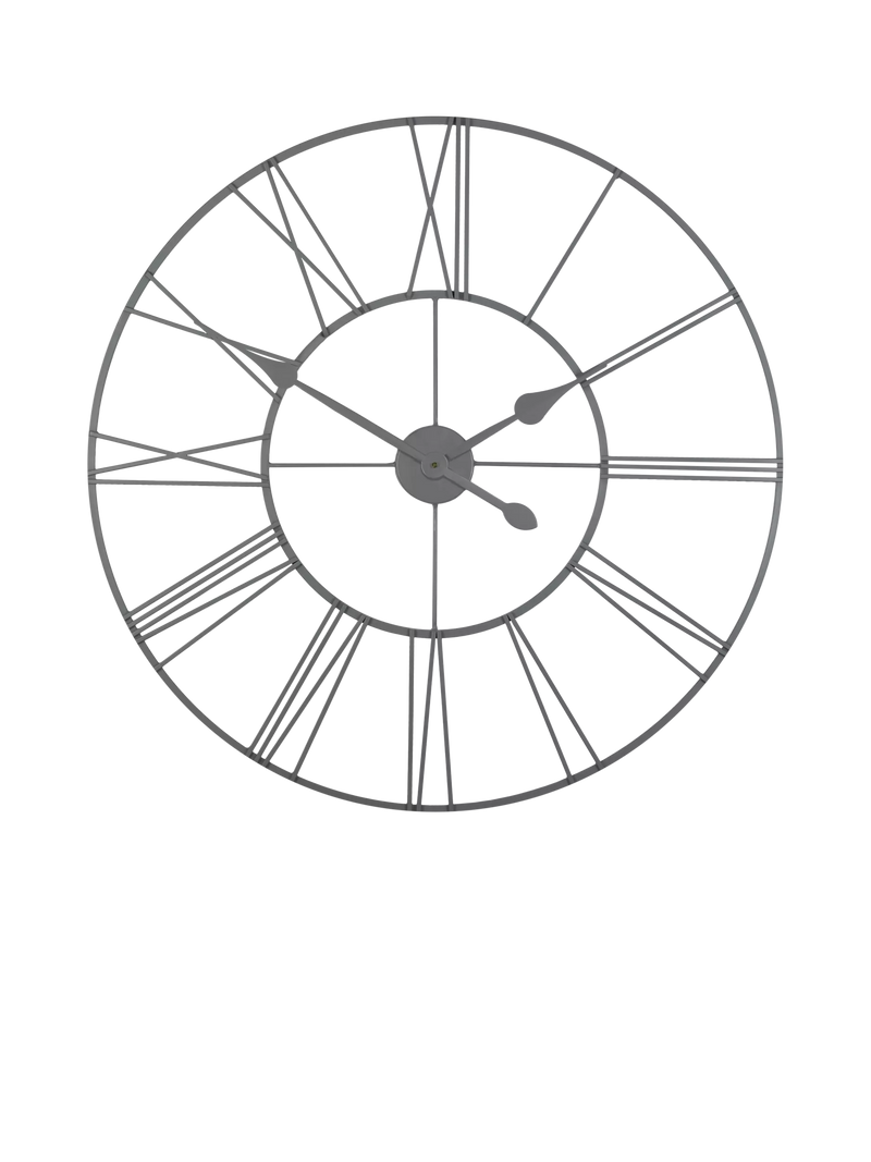 Thomas Kent skeleton outdoor wall clock 83cm grey, imported from the UK