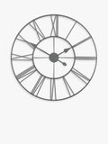 Thomas Kent skeleton outdoor wall clock 83cm grey, imported from the UK