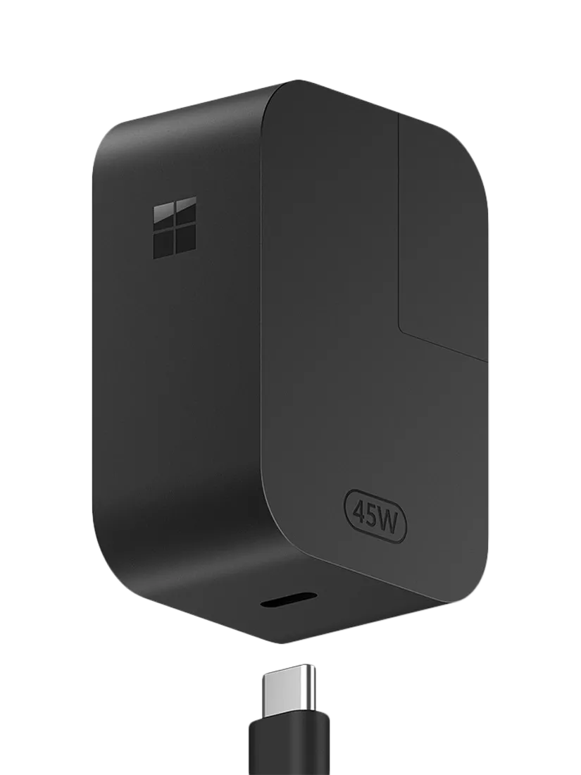 Microsoft 45W USB-C wall charger - British product