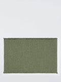 John Lewis recycled cotton bath mat 80x50cm plain textured (British brand)