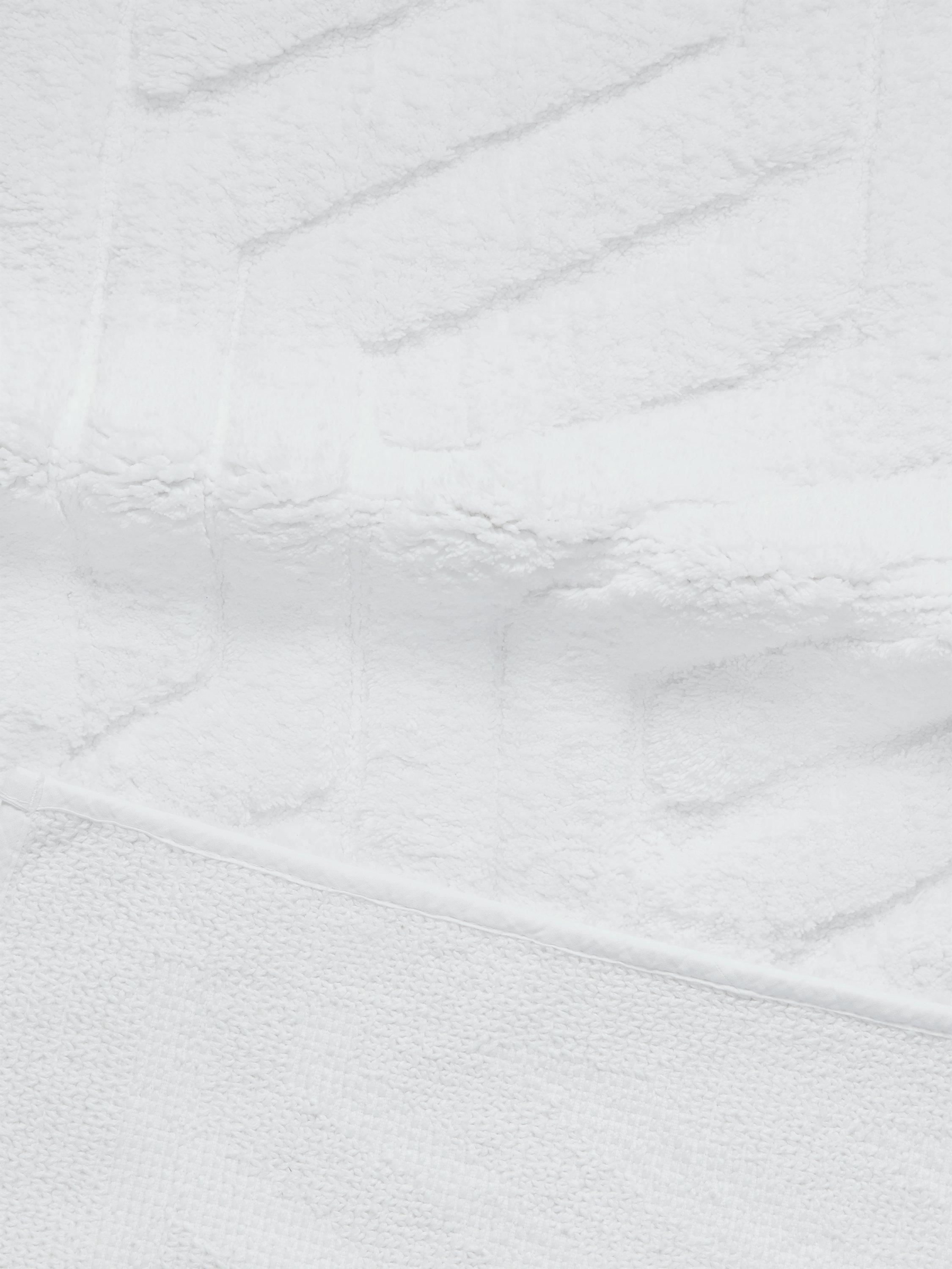John Lewis sculpted bath mat white 50x80cm, UK version