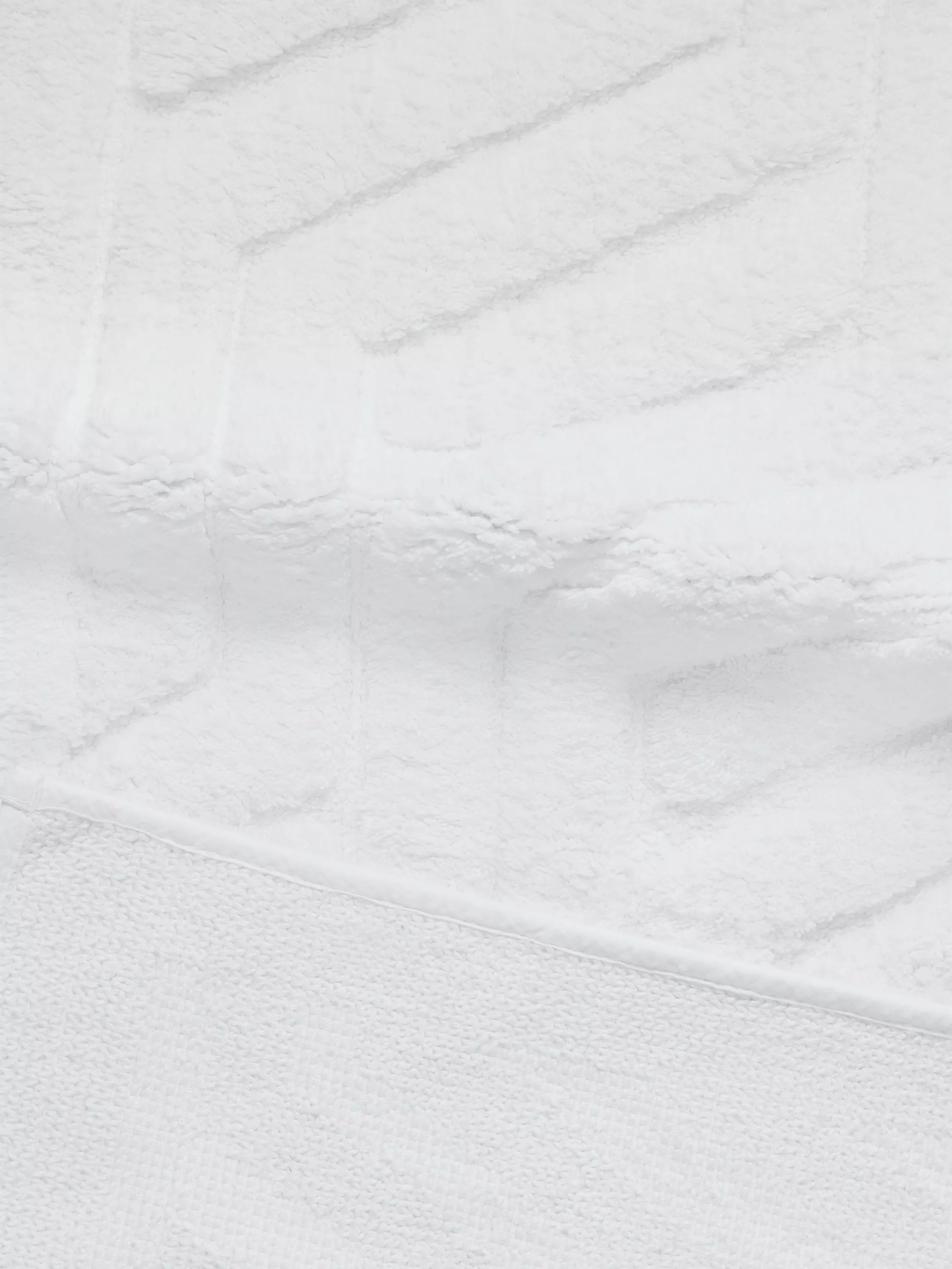 John Lewis sculpted bath mat white 50x80cm, UK version