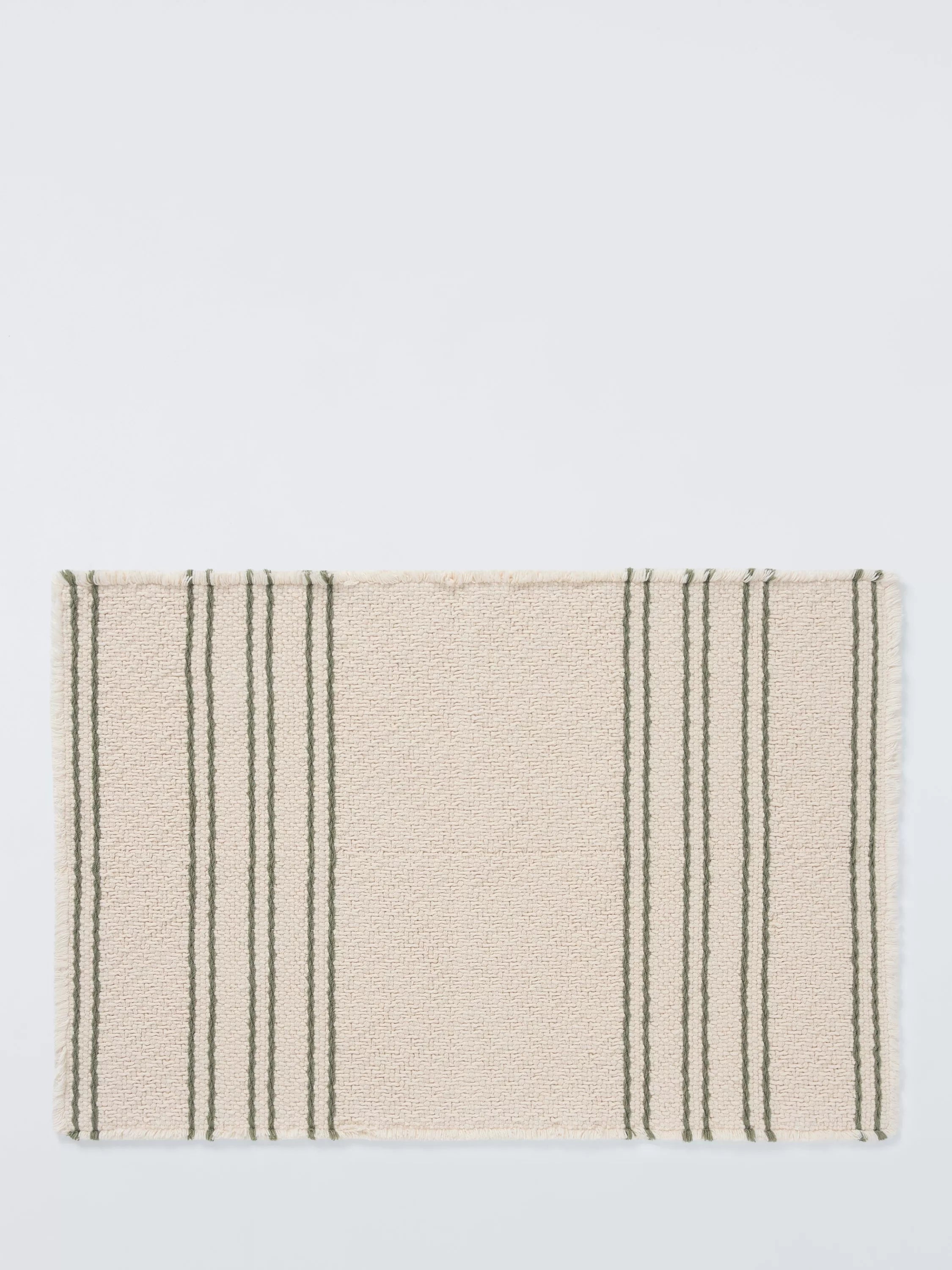 John Lewis Textured Stripe Bath Mat 50x80cm