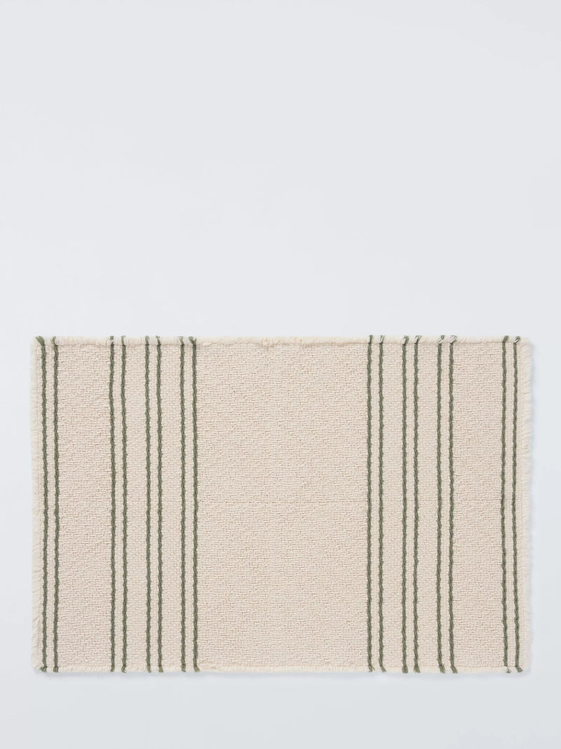 John Lewis Textured Stripe Bath Mat 50x80cm