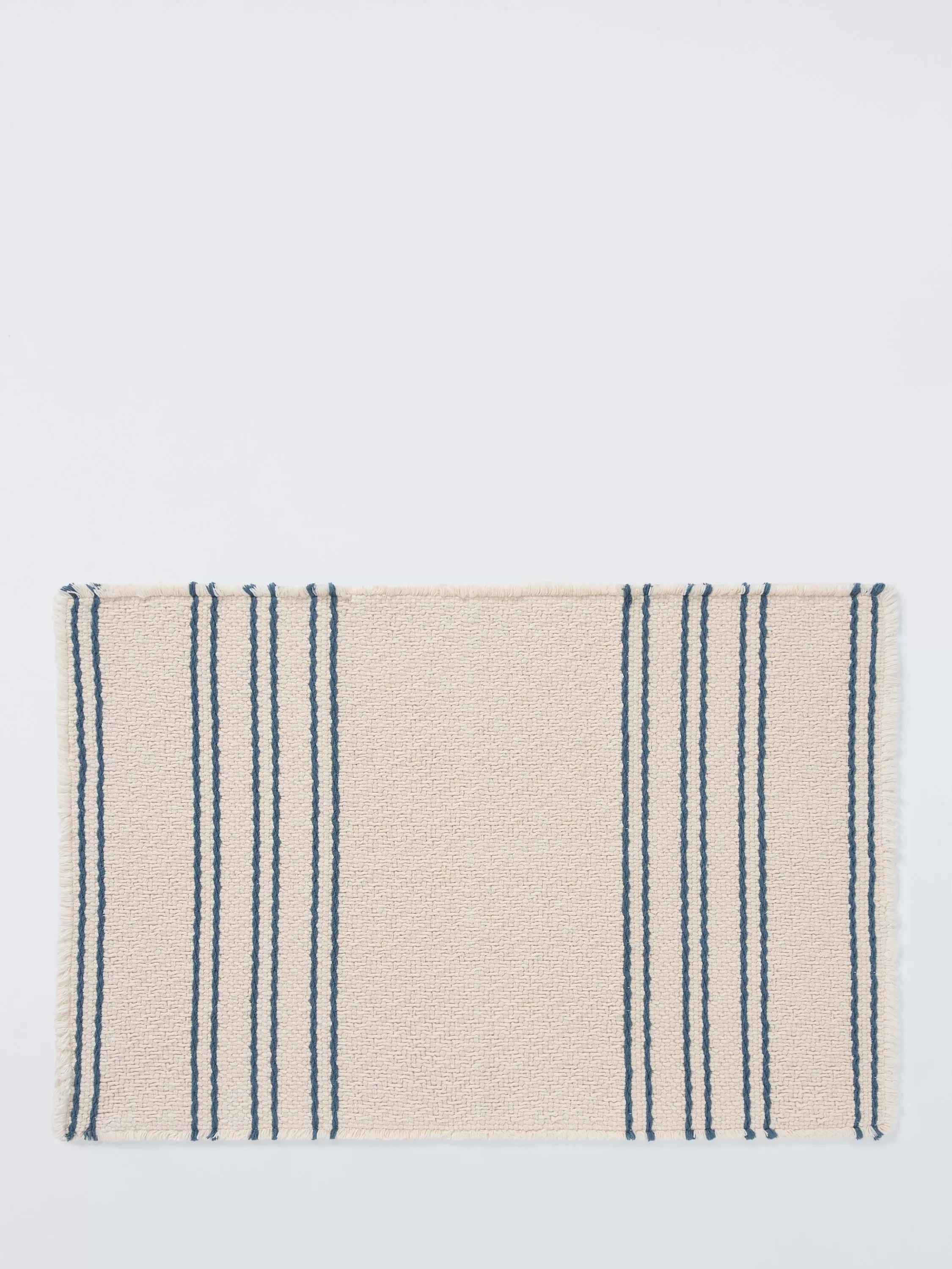 John Lewis Textured Stripe Bath Mat 50x80cm