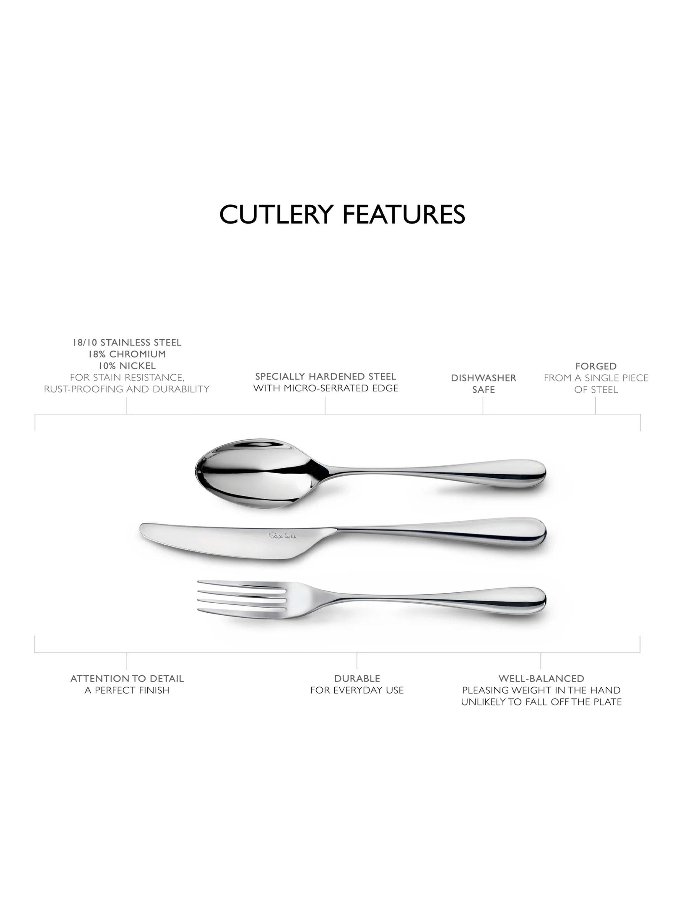 Robert Welch Arden Bright cutlery set 56 pieces, UK version