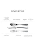 Robert Welch Arden Bright cutlery set 56 pieces, UK version