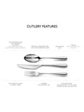 Robert Welch Arden Bright 84-piece cutlery set (British brand)
