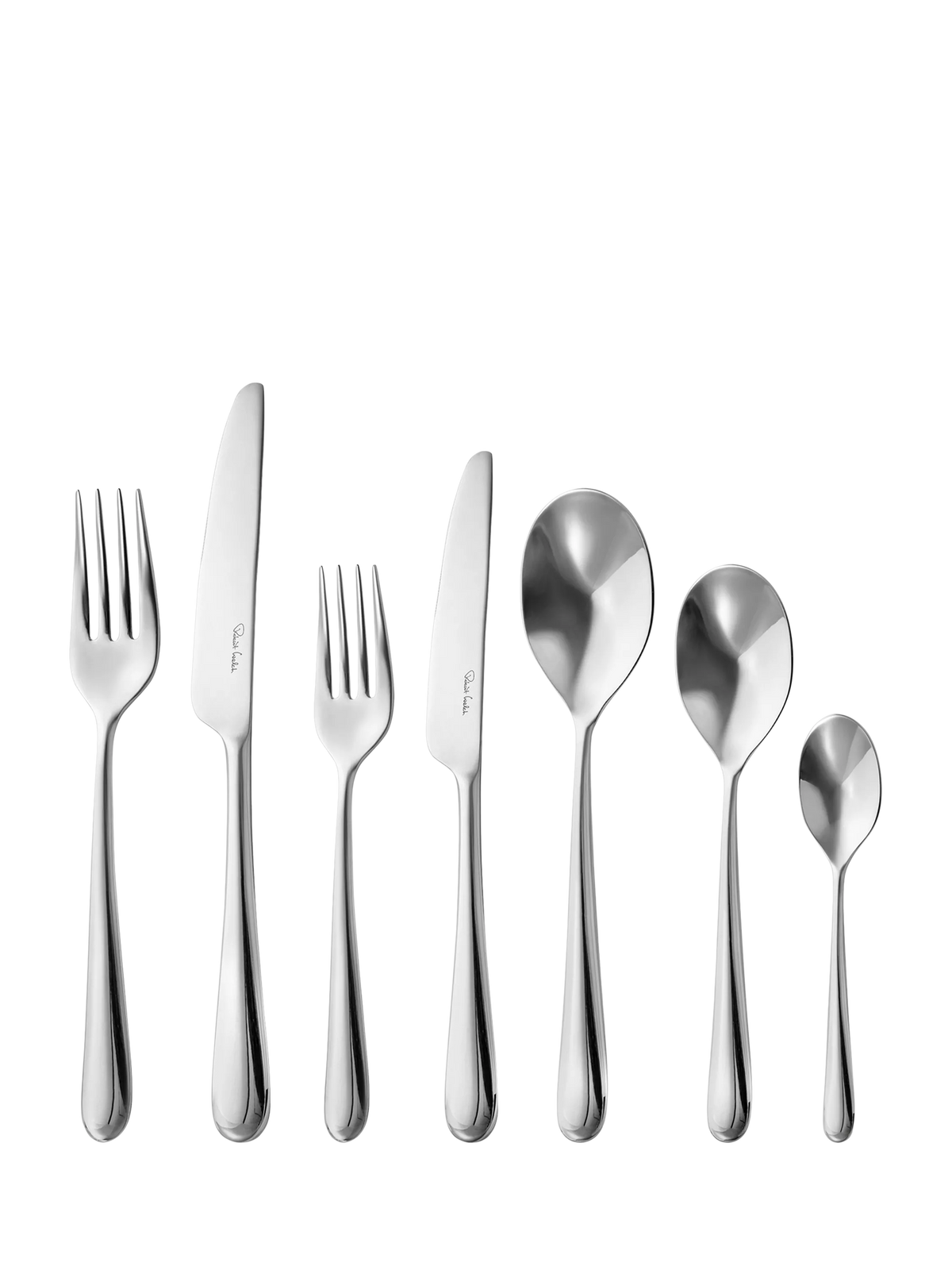 Robert Welch Kingham stainless steel cutlery set 56-piece, imported from the UK