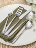 Robert Welch Kingham stainless steel cutlery set 56-piece, imported from the UK