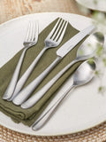 Robert Welch Kingham stainless steel cutlery set 56-piece, imported from the UK