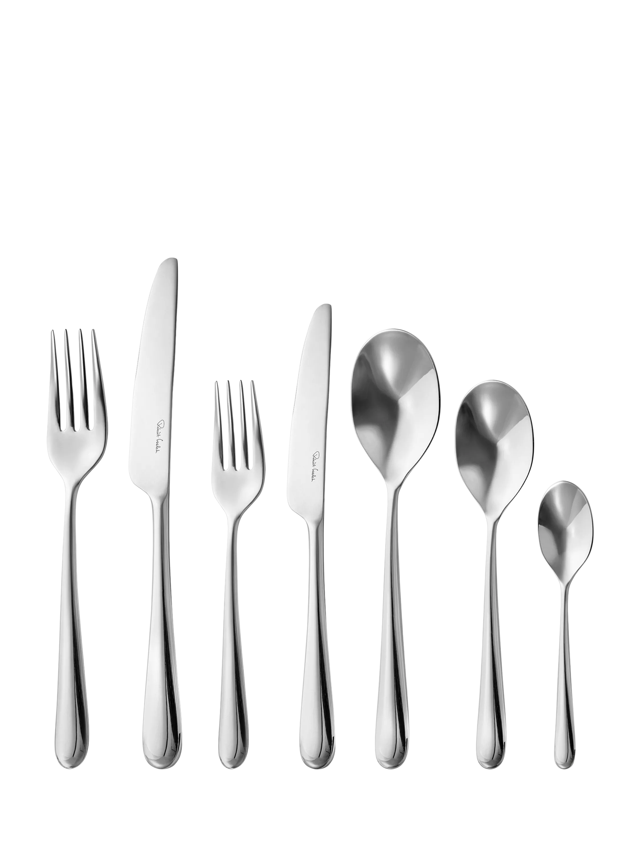 Robert Welch Kingham Bright cutlery set 84 piece, UK version
