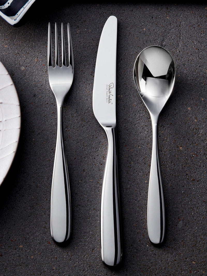 Robert Welch Stanton Bright cutlery set 56 piece 8 settings (British brand)