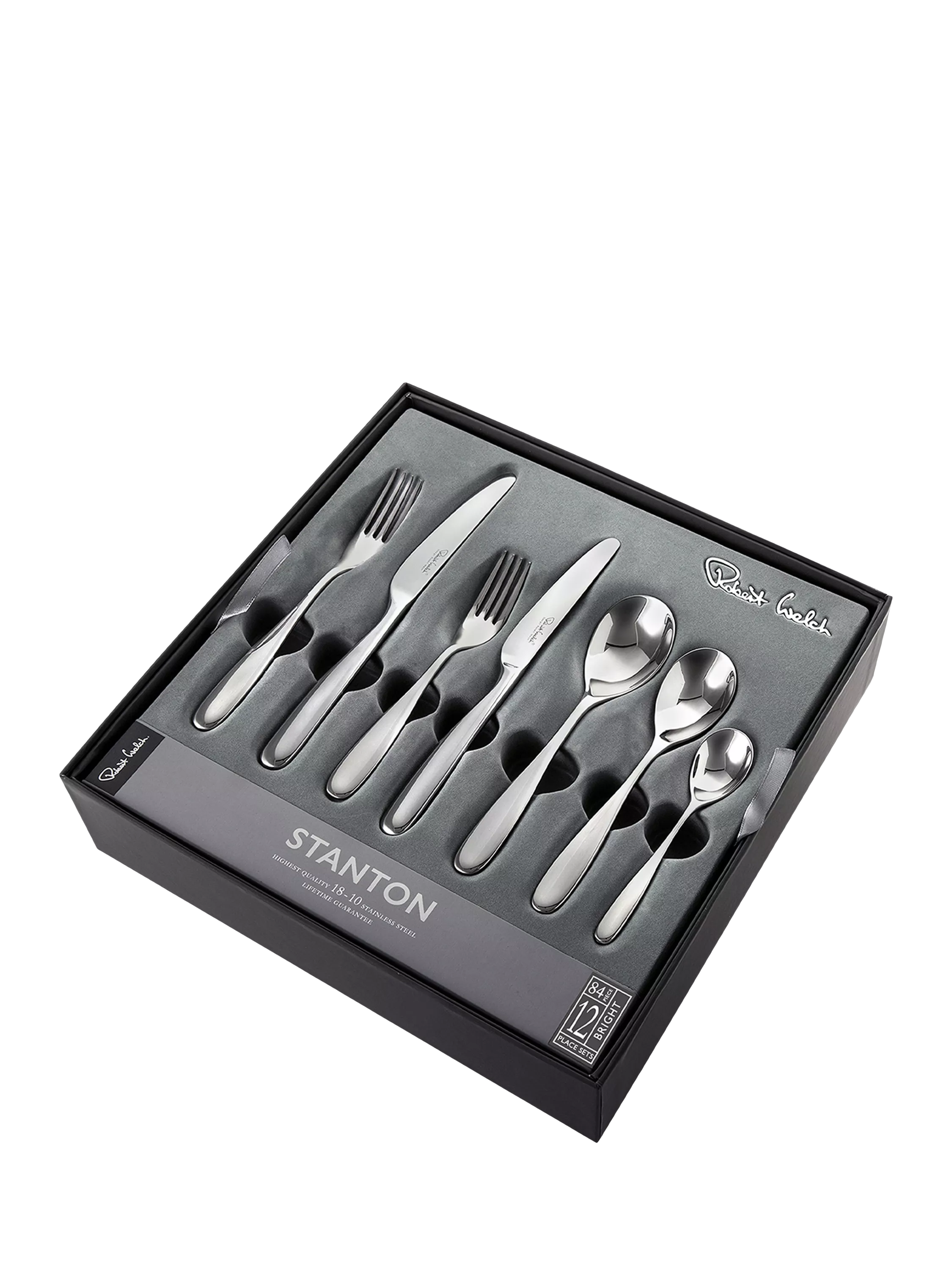 Robert Welch Stanton cutlery set 84 piece, British brand