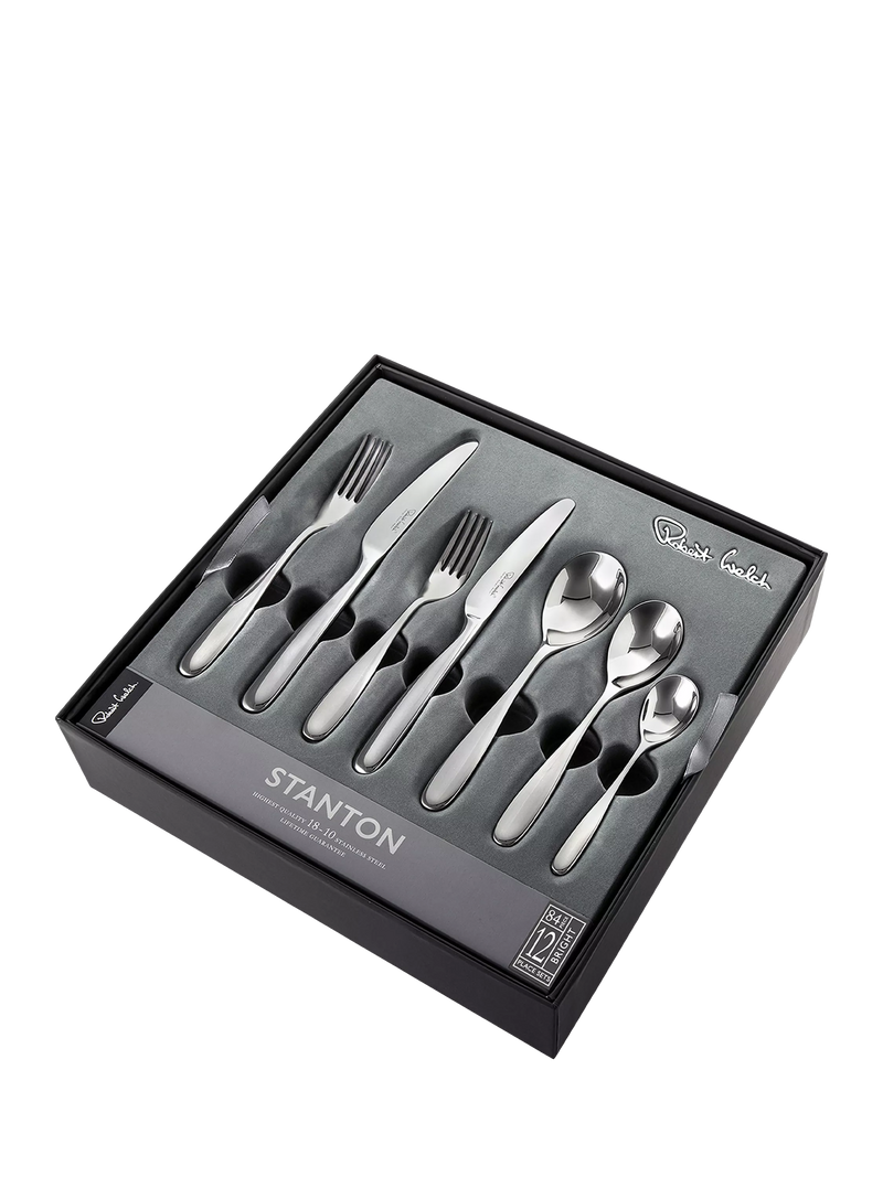 Robert Welch Stanton cutlery set 84 piece, British brand