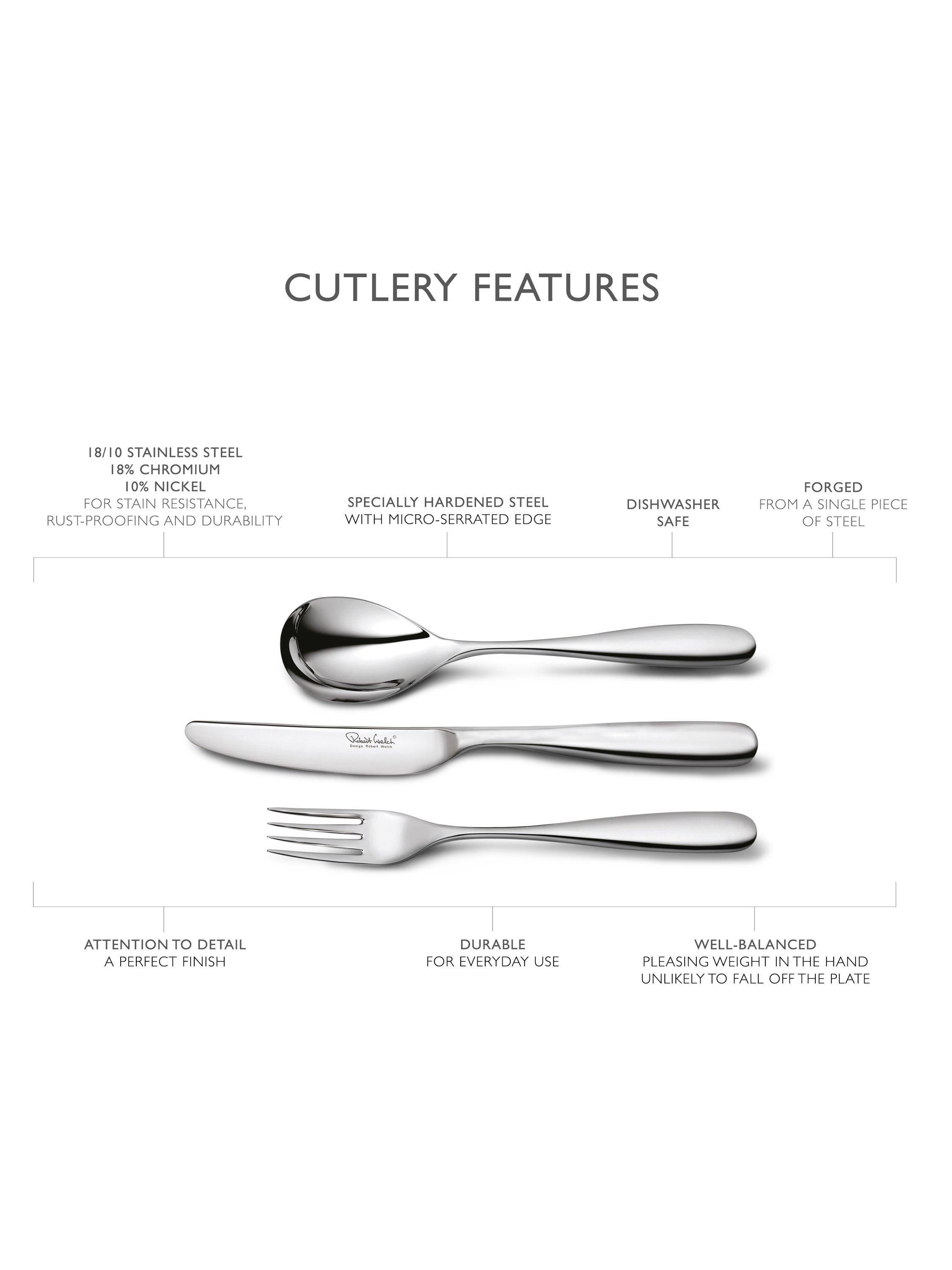 Robert Welch children's cutlery set 3 piece, imported from the UK
