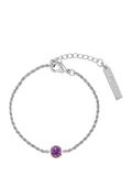 Tutti Birthstone Bracelet, Silver
