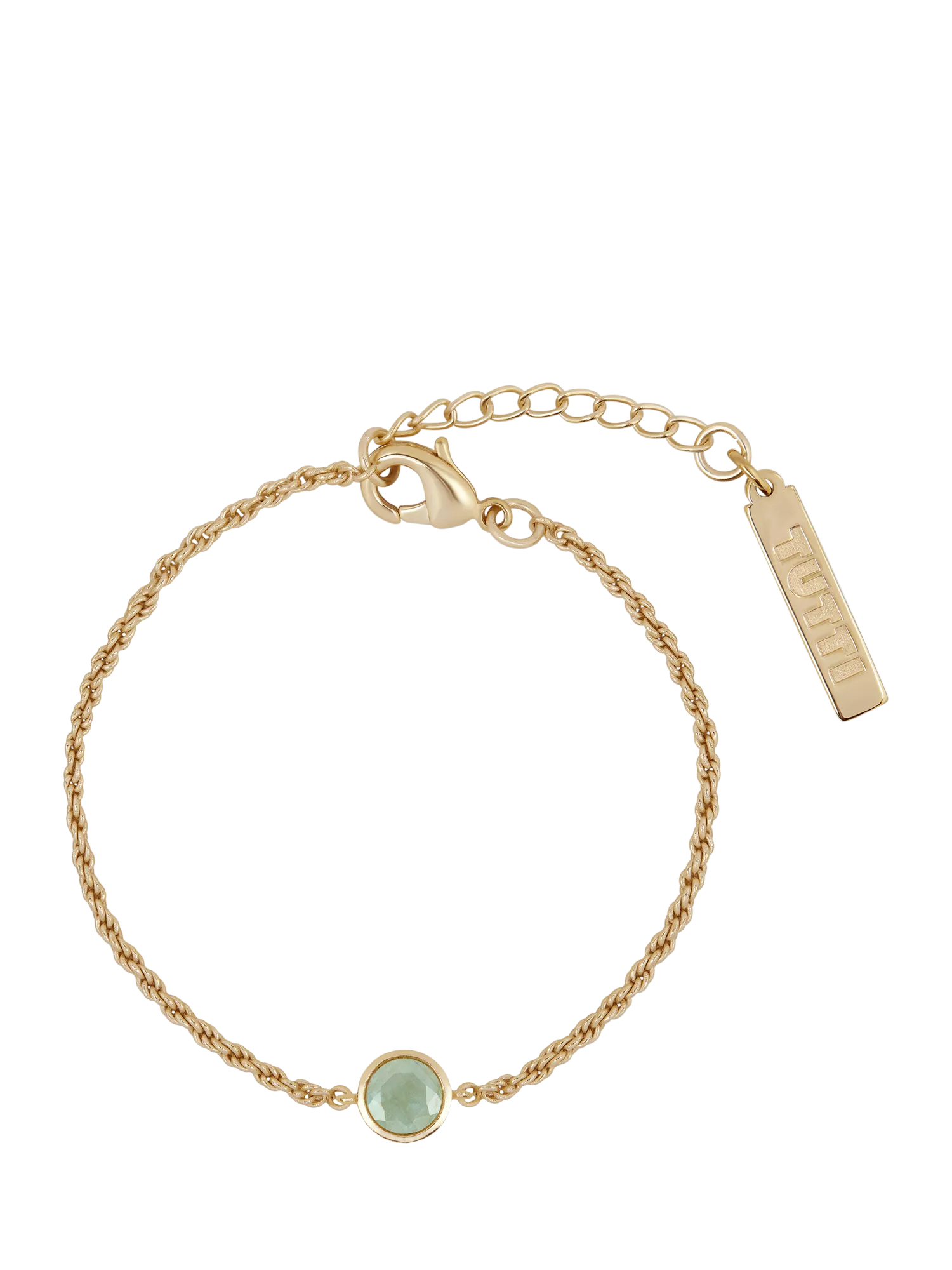 Tutti Birthstone Bracelet Gold