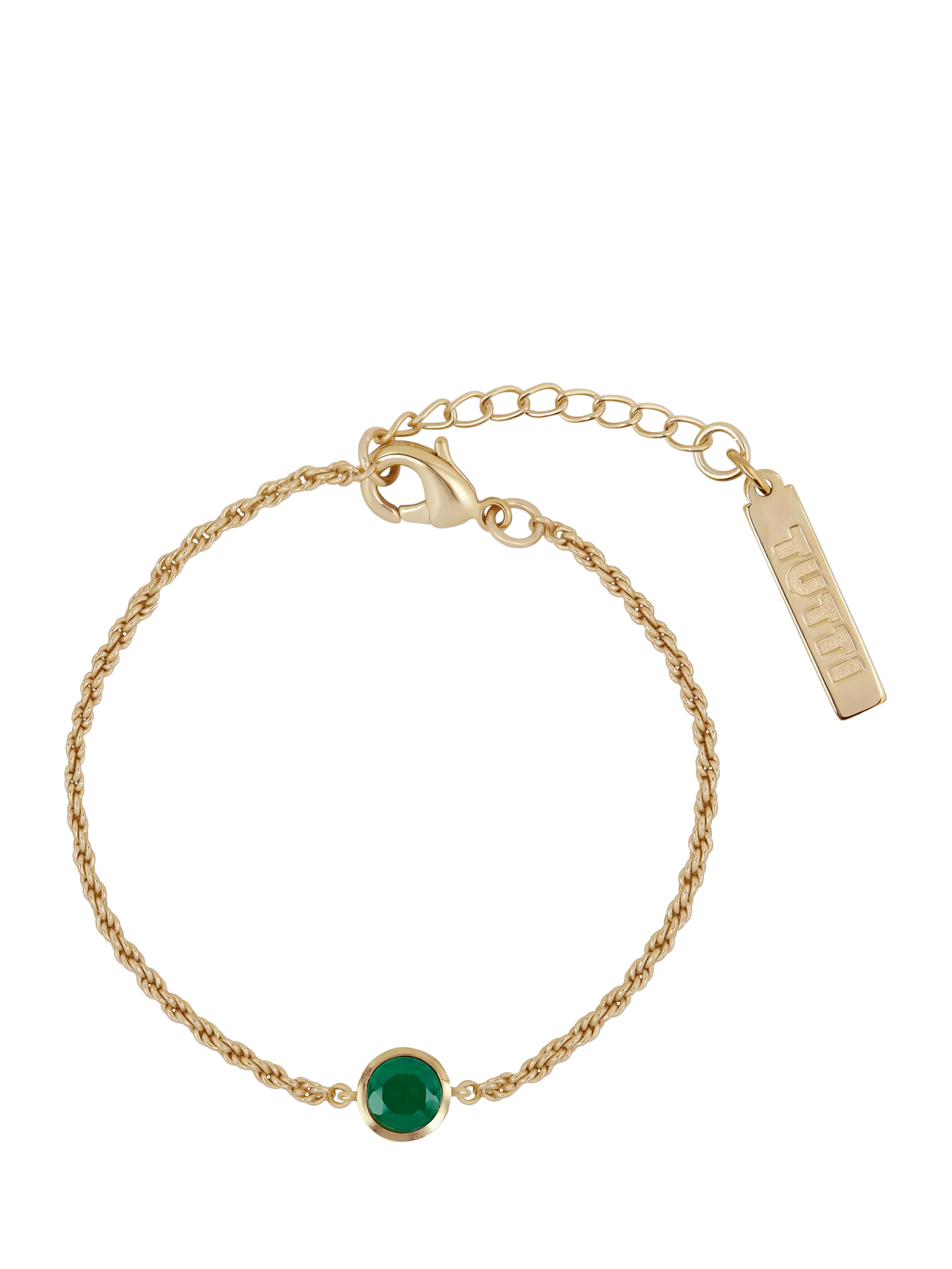 Tutti Birthstone Bracelet Gold