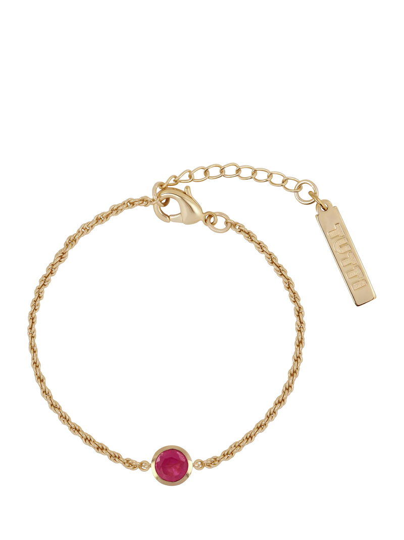 Tutti Birthstone Bracelet Gold