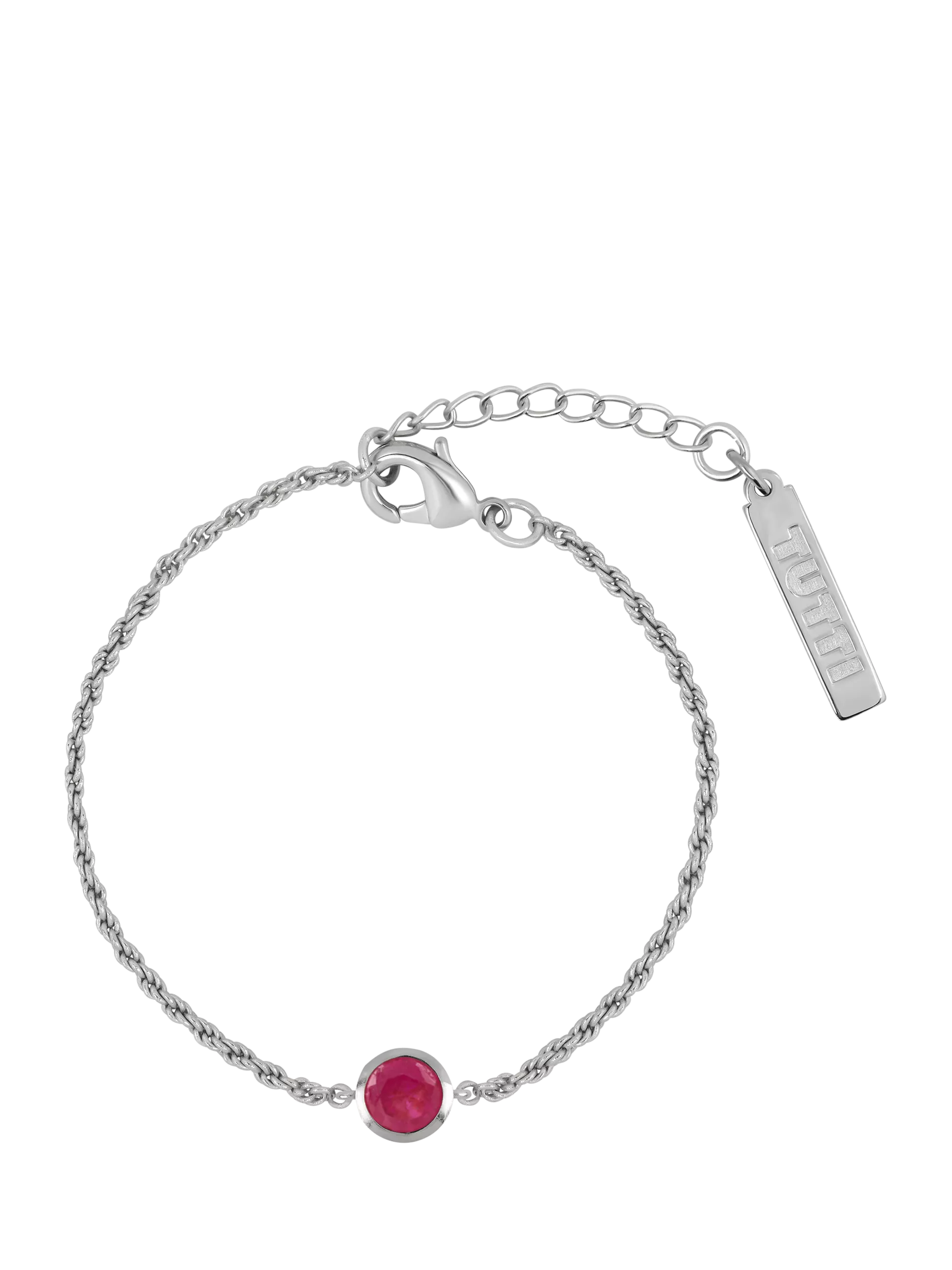 Tutti Birthstone Bracelet, Silver