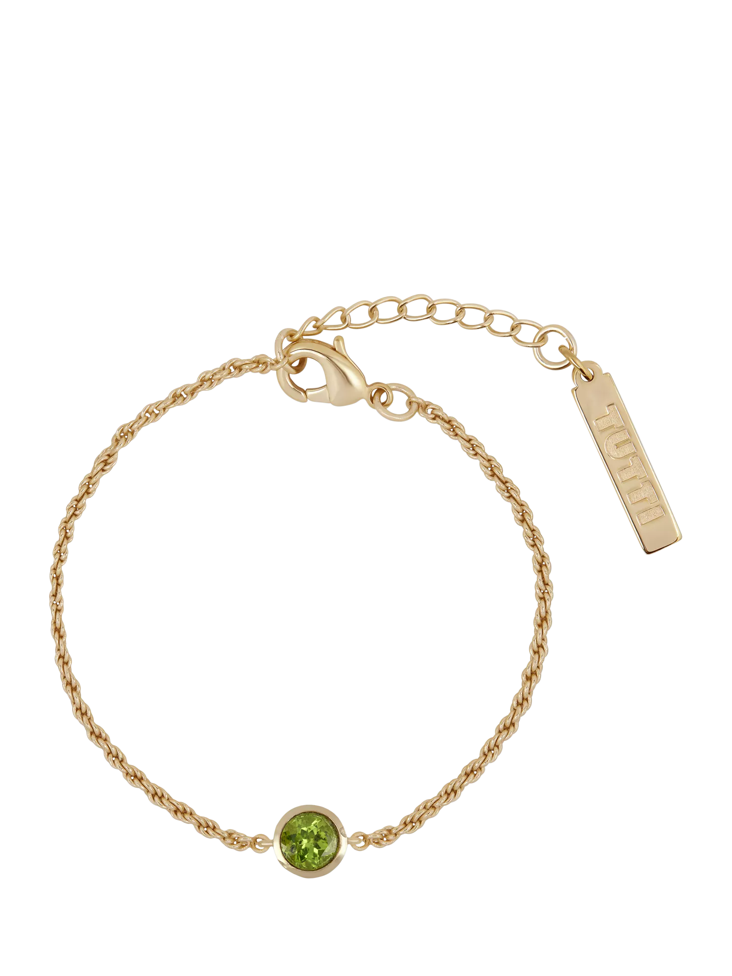 Tutti Birthstone Bracelet Gold