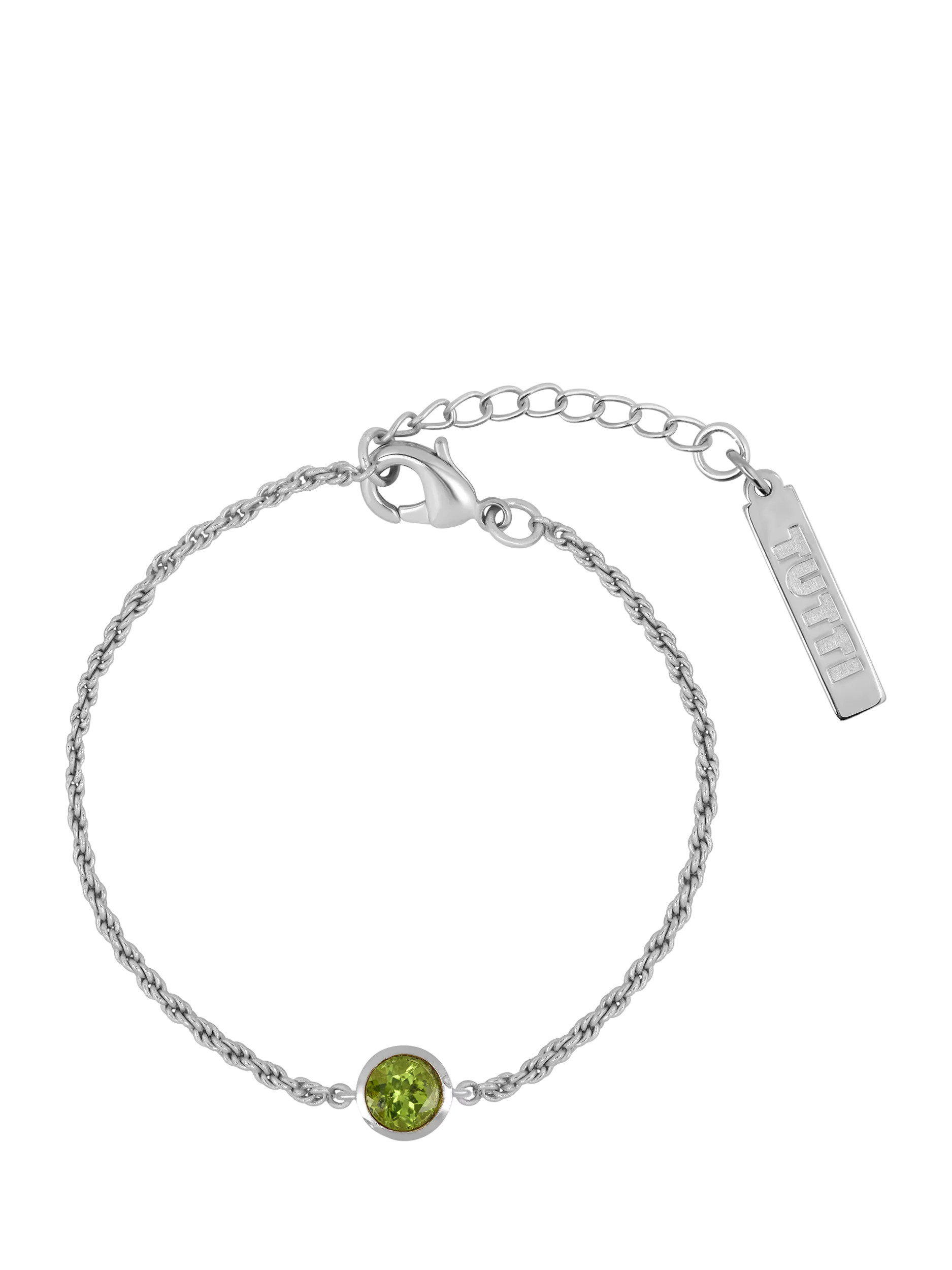 Tutti Birthstone Bracelet, Silver