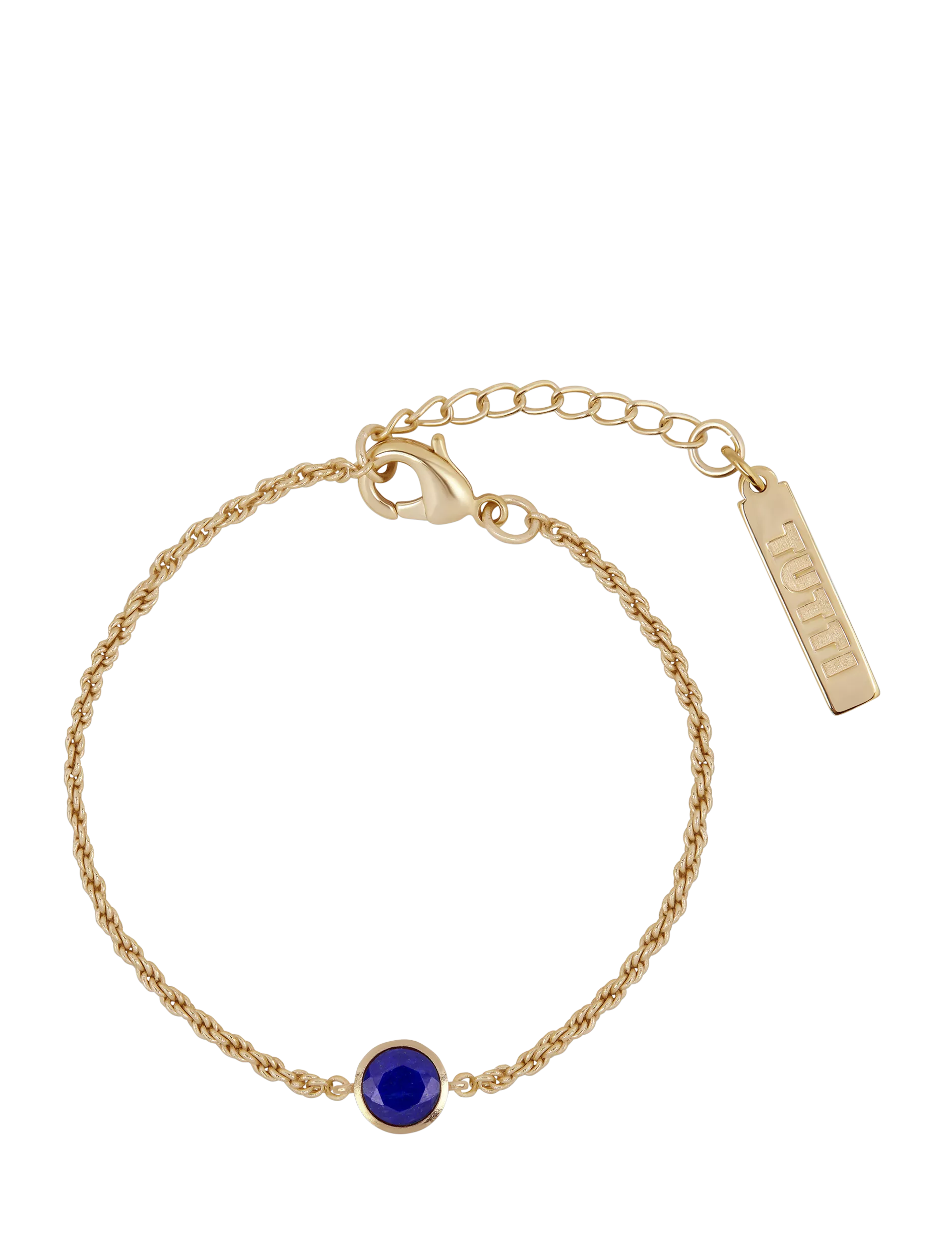 Tutti Birthstone Bracelet Gold