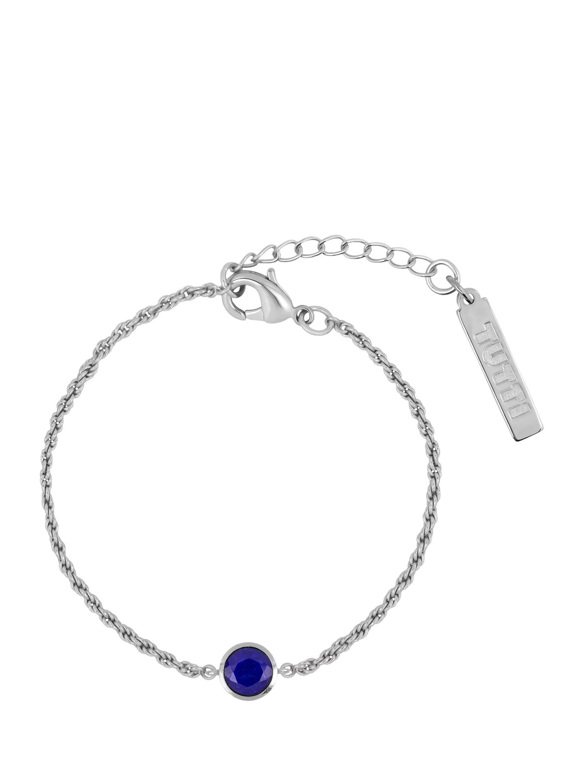 Tutti Birthstone Bracelet, Silver