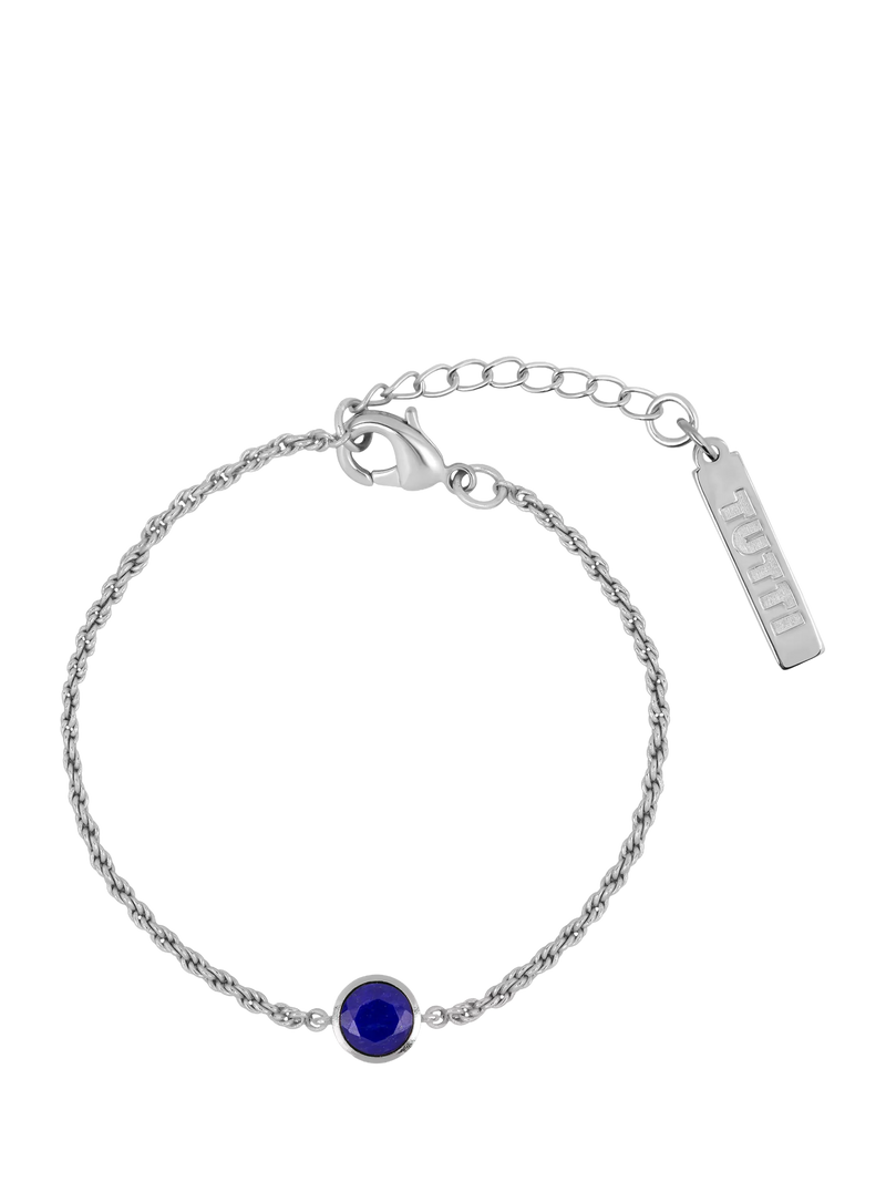 Tutti Birthstone Bracelet, Silver