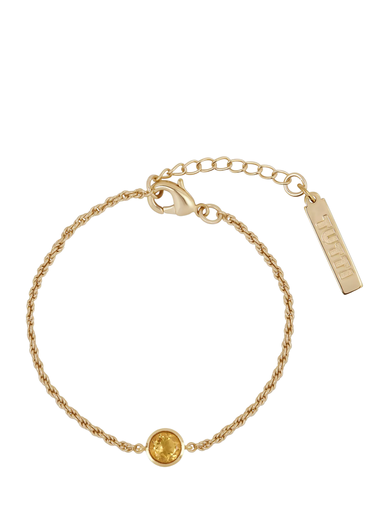 Tutti Birthstone Bracelet Gold
