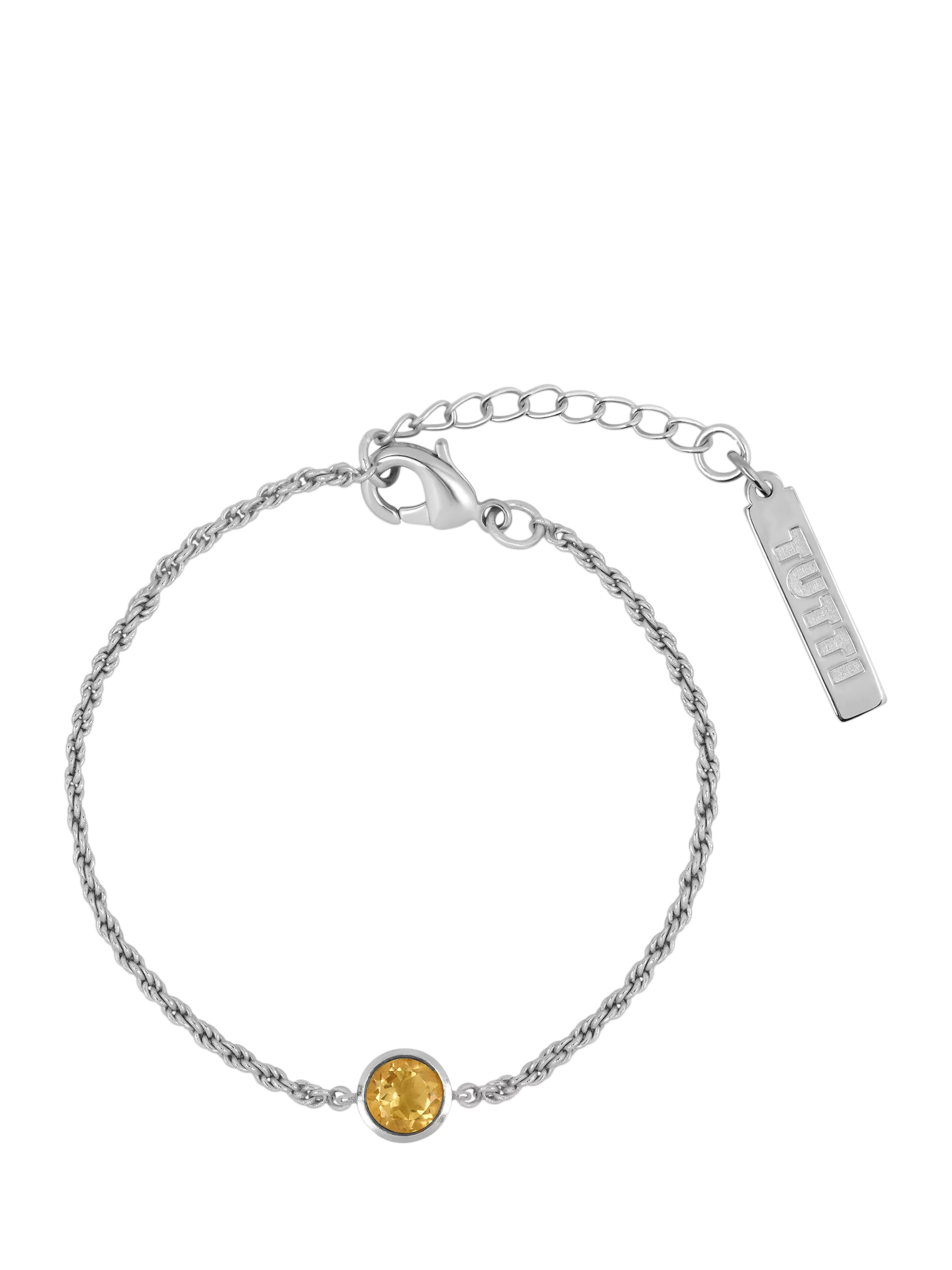 Tutti Birthstone Bracelet, Silver
