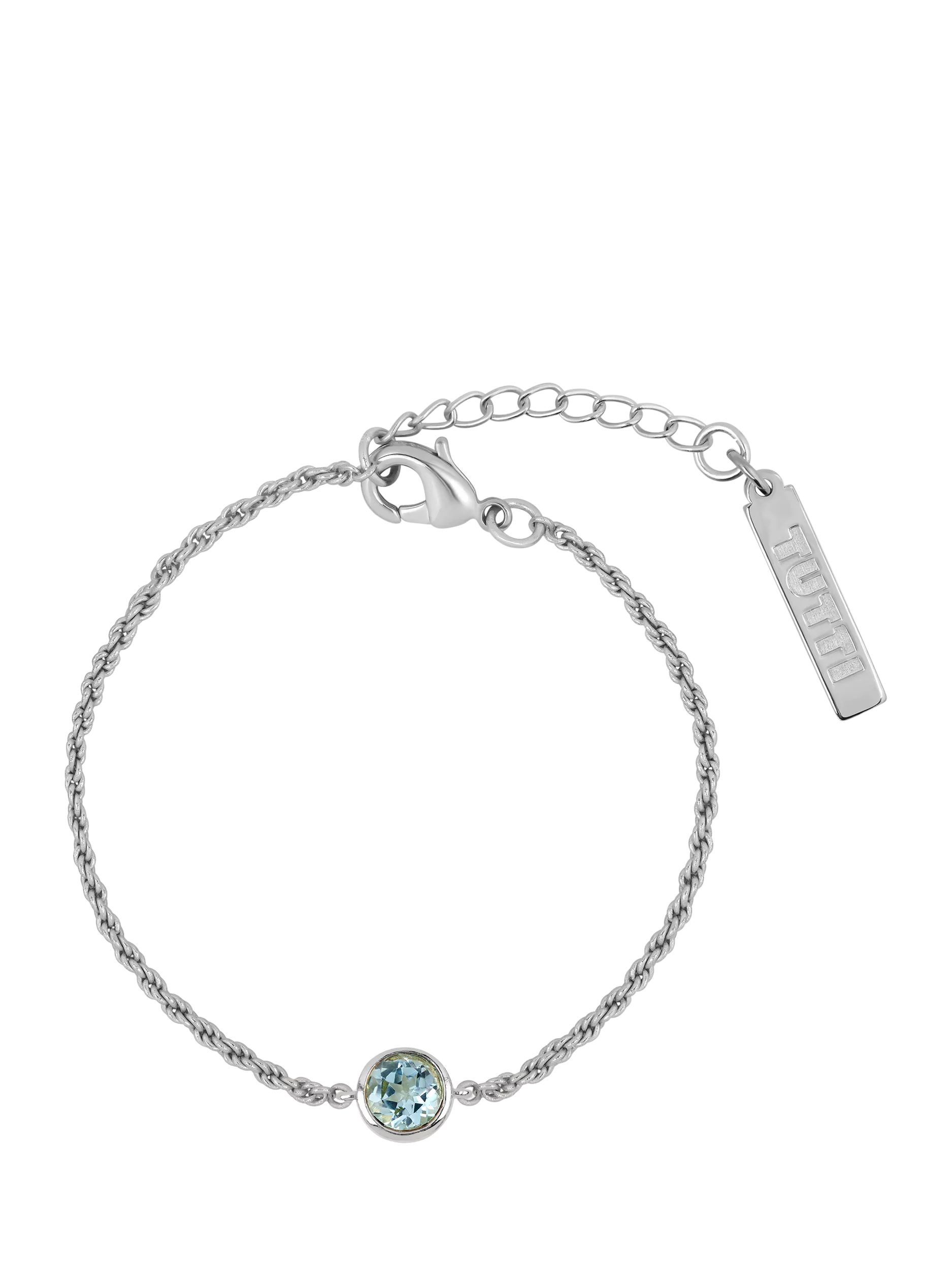 Tutti Birthstone Bracelet, Silver