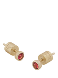 Tutti gold birthstone stud earrings (British brand)