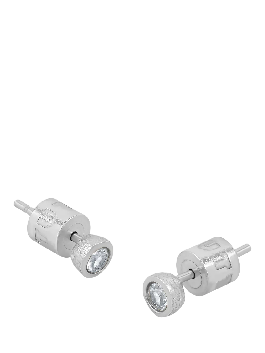 Tutti Birthstone Stud Earrings Silver
