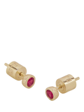 Tutti Birthstone Stud Earrings Gold