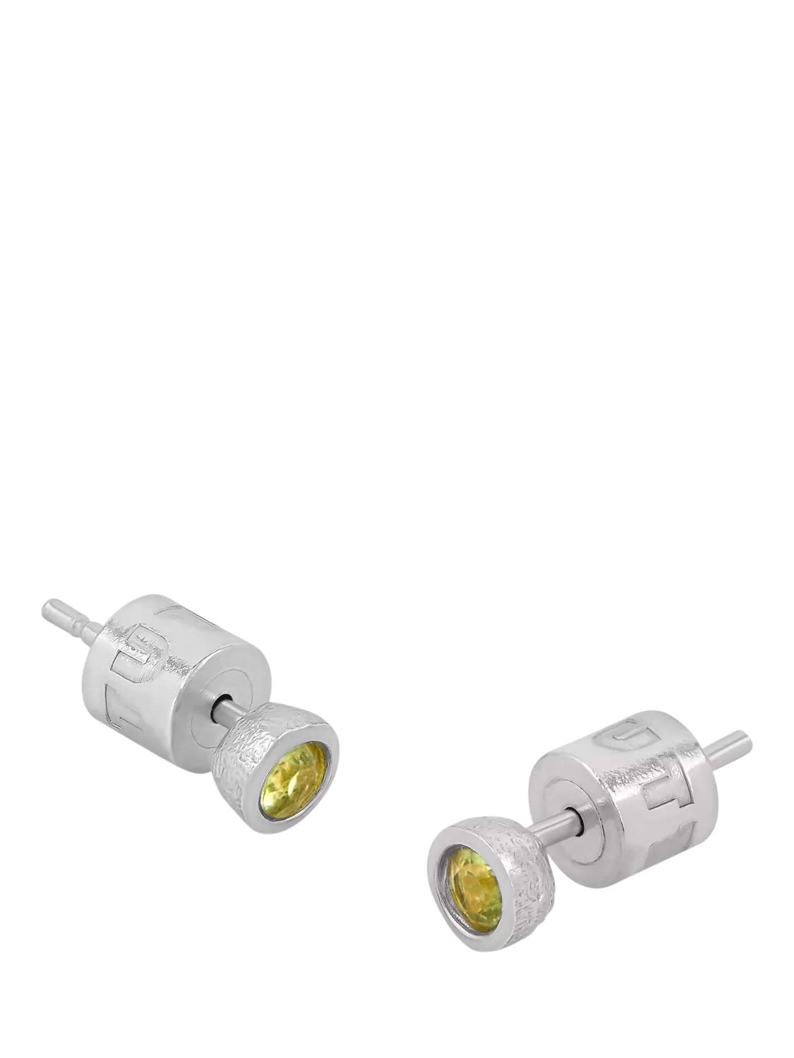Tutti Birthstone Stud Earrings Silver
