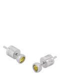 Tutti Birthstone Stud Earrings Silver