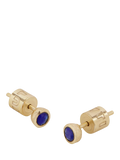 Tutti Birthstone Stud Earrings Gold