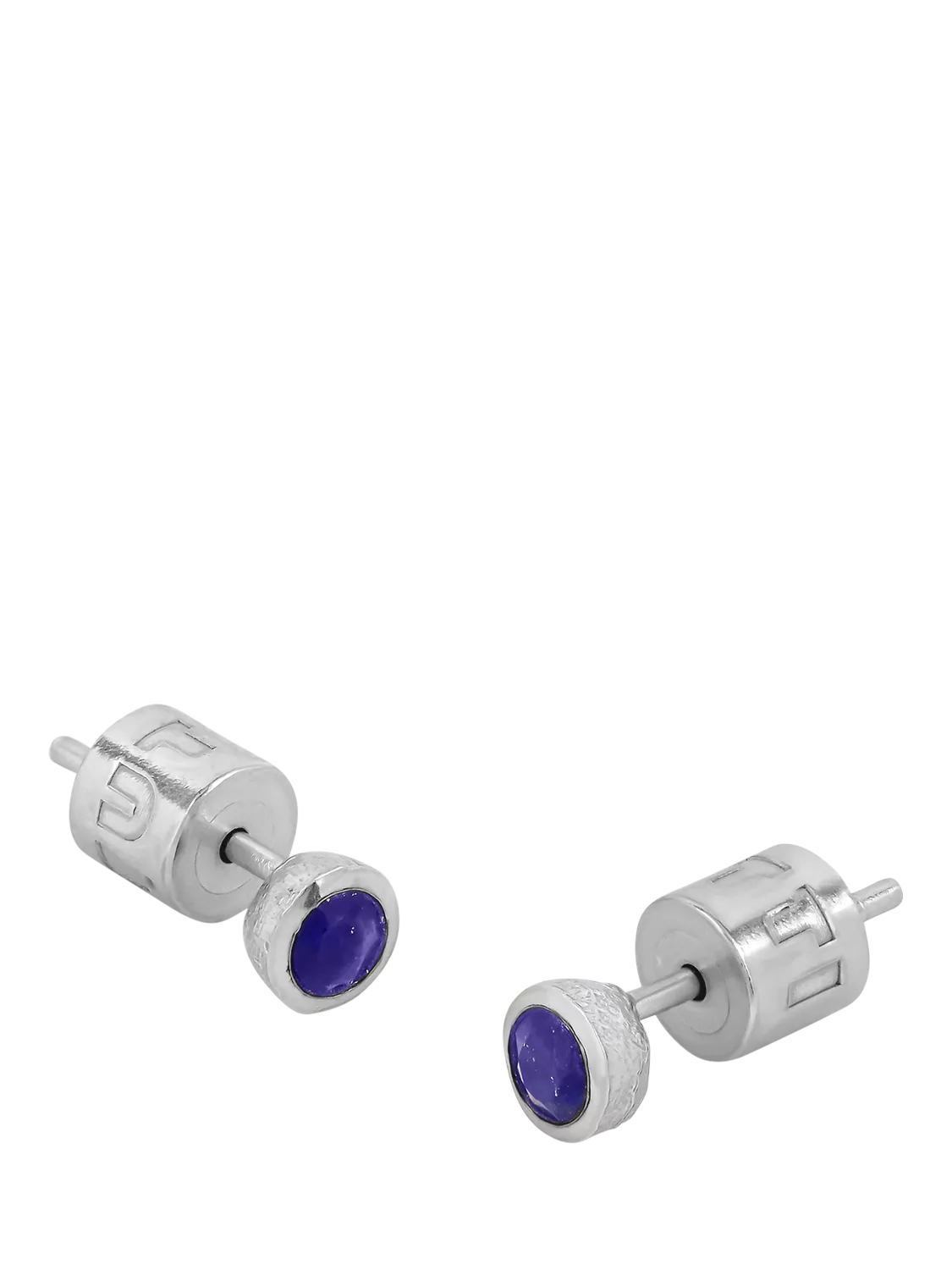Tutti Birthstone Stud Earrings Silver