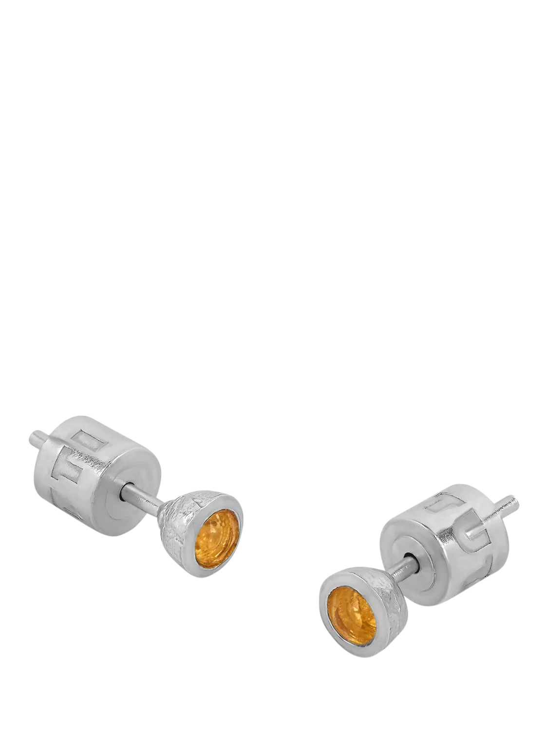 Tutti Birthstone Stud Earrings Silver